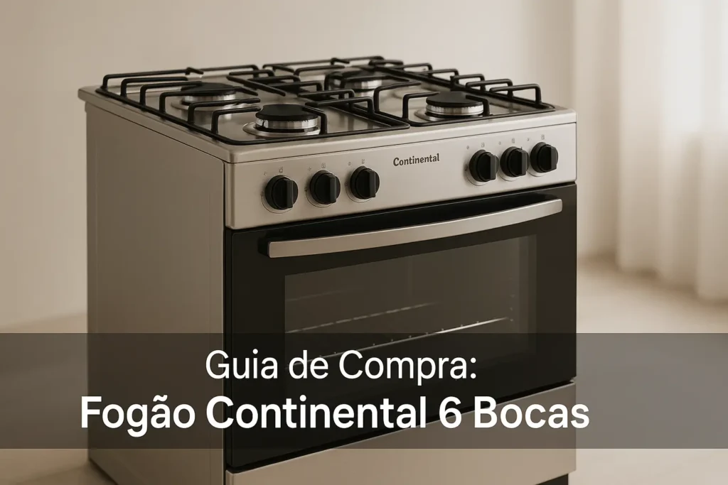 5 Melhores Fogões Continental 6 Bocas para Quem Busca Qualidade