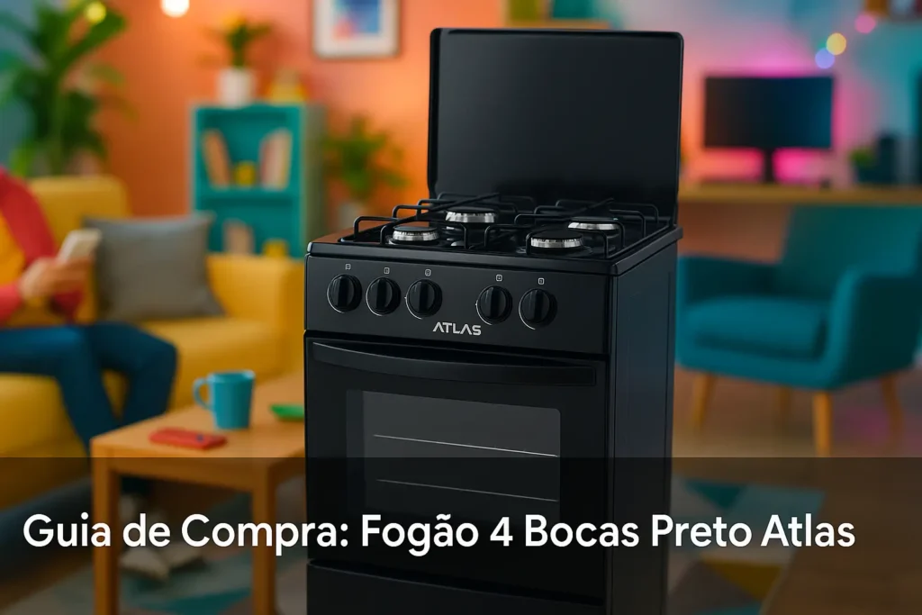 Guia de Compra: 5 Melhores Fogão 4 Bocas Preto Atlas para 2025