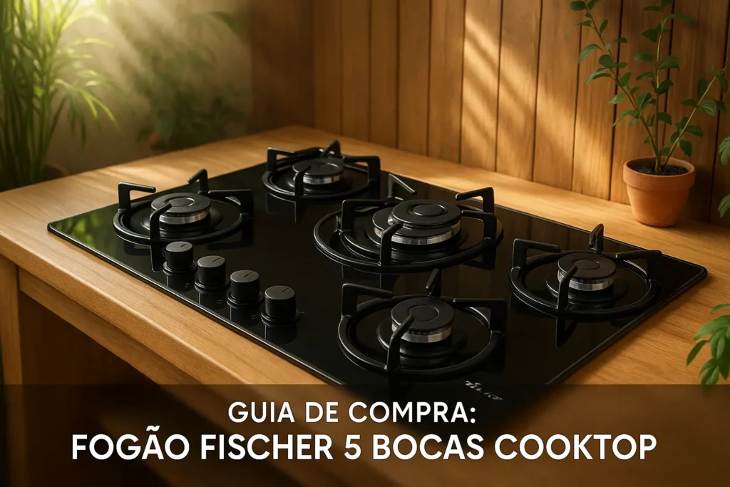 Guia de Compra: 5 Melhores Fogões Fischer 5 Bocas Cooktop