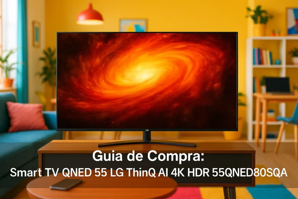 Guia de Compra: 5 Melhores Smart TV QNED 55 LG ThinQ AI 4K HDR 55QNED80sqa