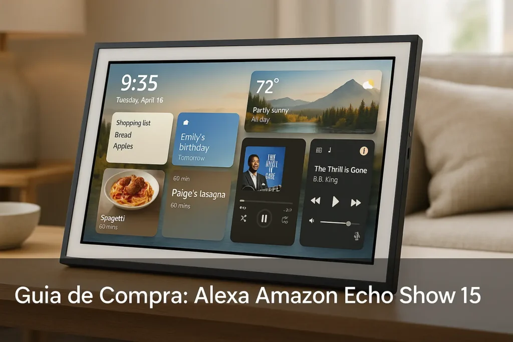 5 Melhores Alexa Amazon Echo Show 15 e Alternativas em 2025