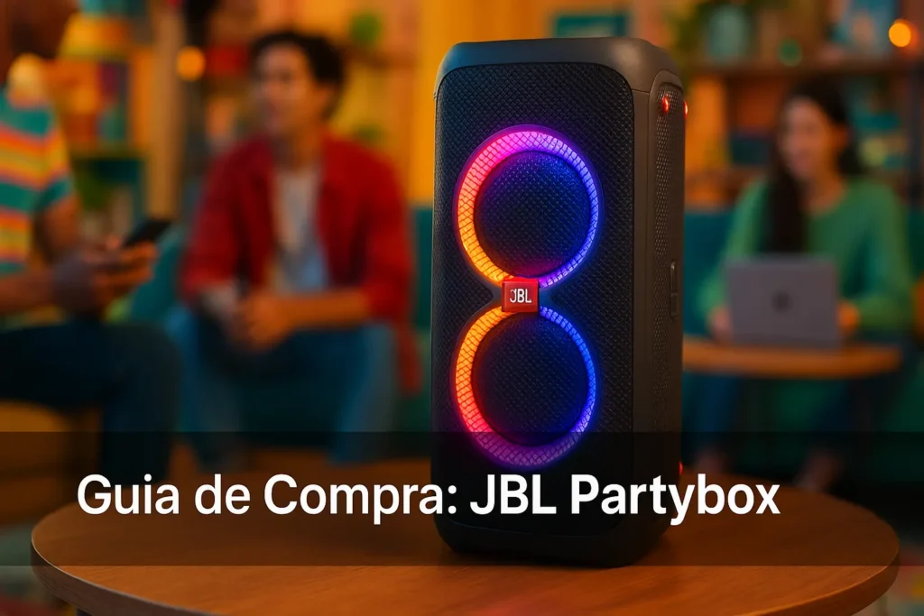 5 JBL Playbox com Som Potente e Show de Luzes Incrível
