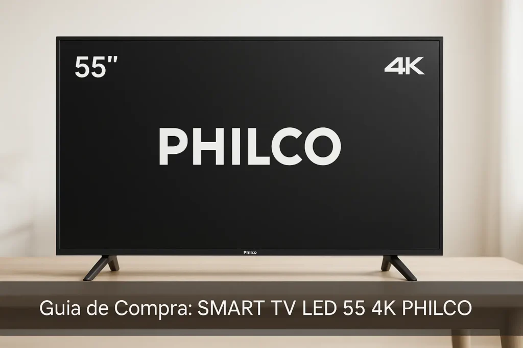 Guia de Compra: 5 Smart TVs LED 55" 4K Philco com Recursos Avançados