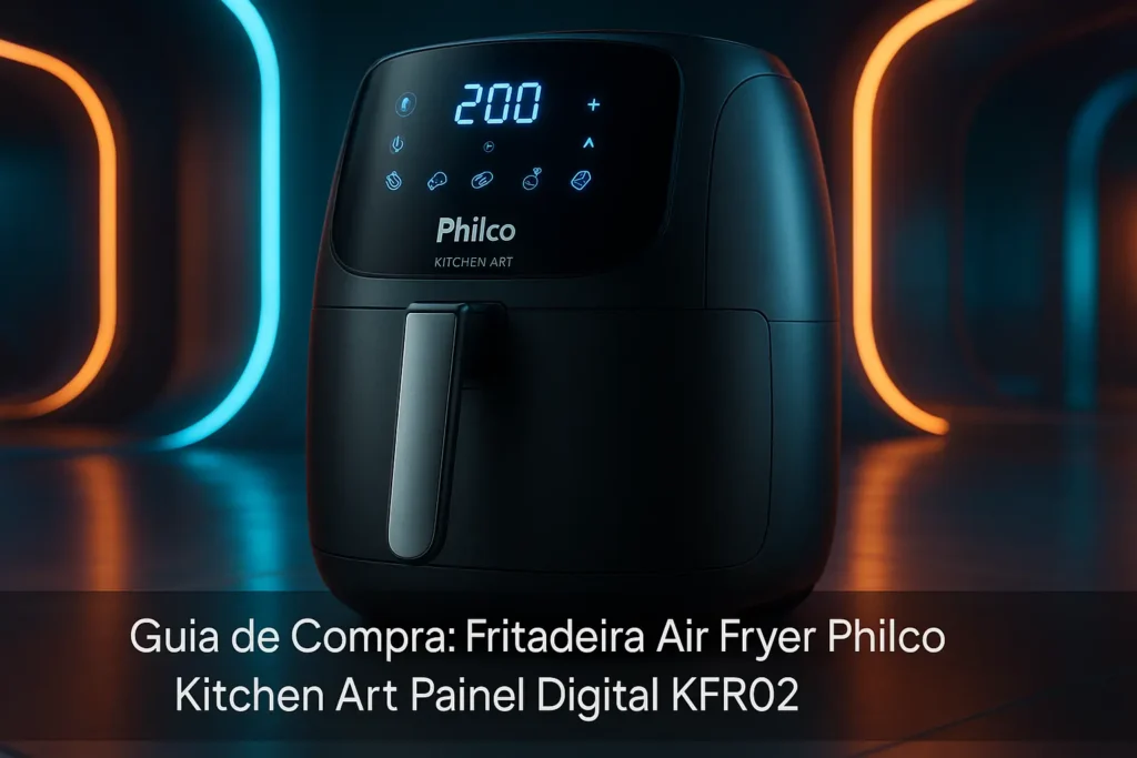 5 Melhores Fritadeiras Air Fryer Philco Kitchen Art com Painel Digital KFR02
