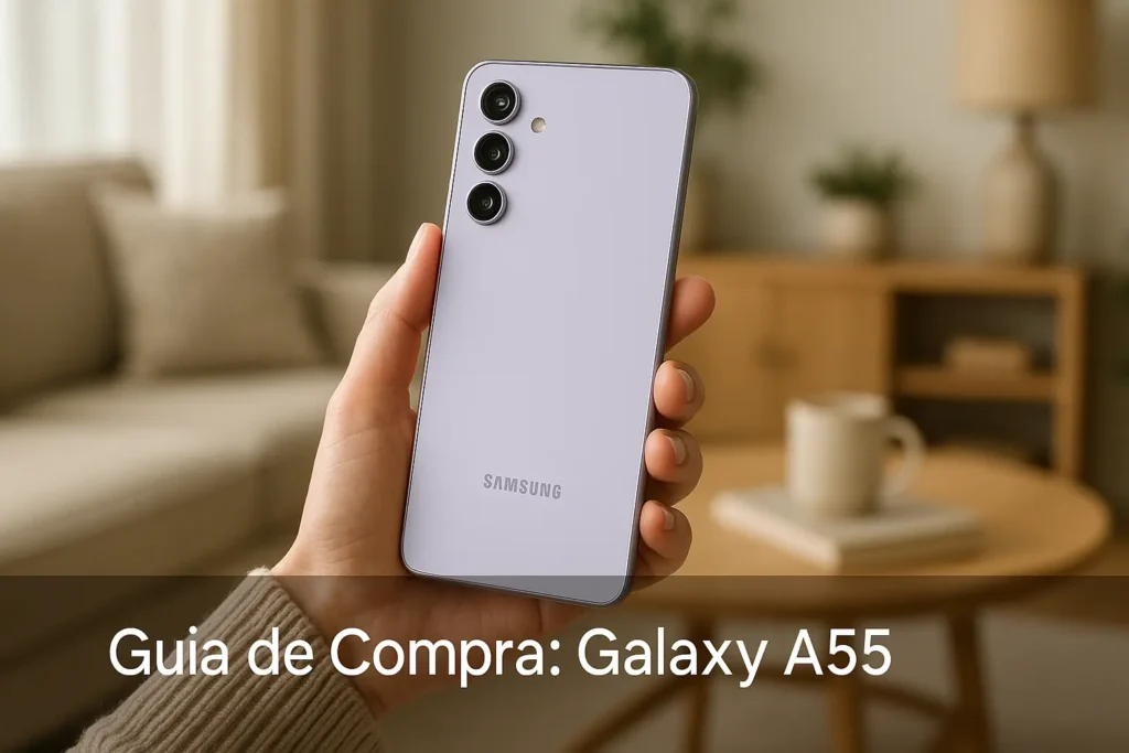 5 Melhores Galaxy A55 com Recursos de Câmera e Tela Premium