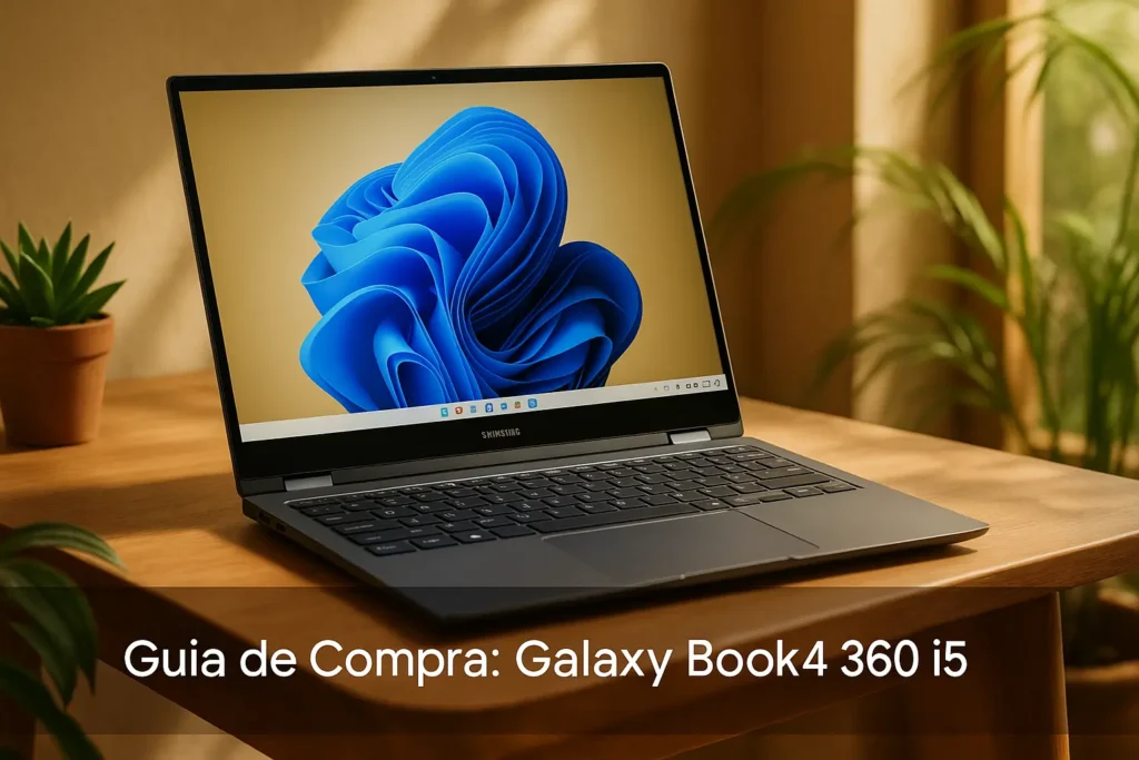 Guia de Compra: Galaxy Book4 360 i5 — Os 5 Favoritos para 2025