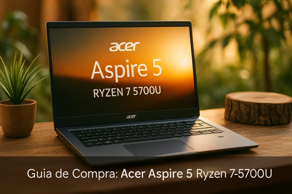 Guia de Compra: 5 Acer Aspire 5 Ryzen 7-5700U para Entrega Rápida