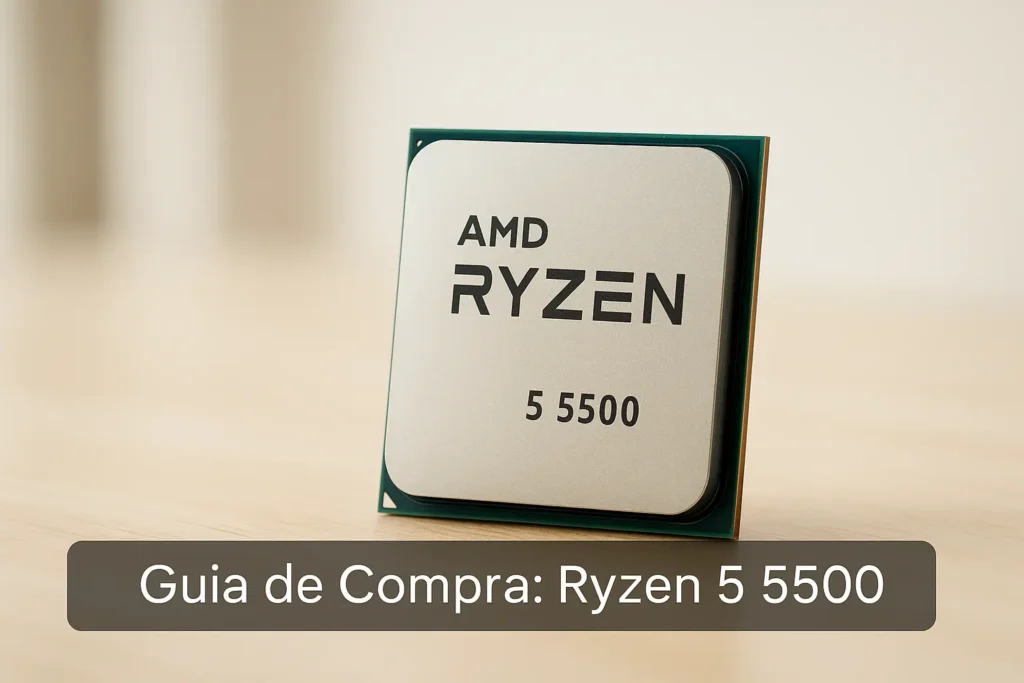 5 Ryzen 5 5500 Disponíveis em Estoque Nacional Agora