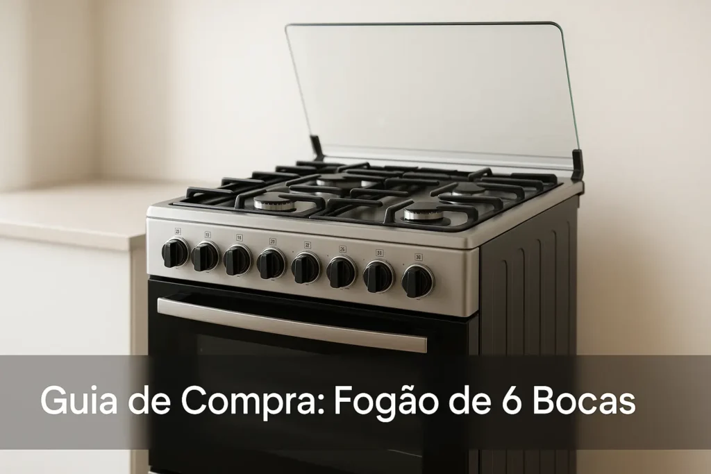 5 Fogões de 6 Bocas Aprovados por Especialistas