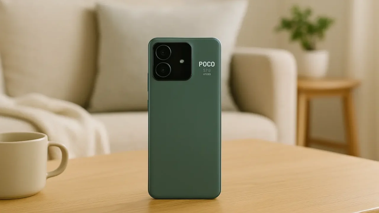 6 Poco C75 256GB com design premium por preço justo