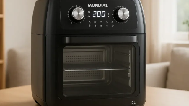 5 Air Fryer 12 Litros Mondial com Painel Digital e Antiaderente