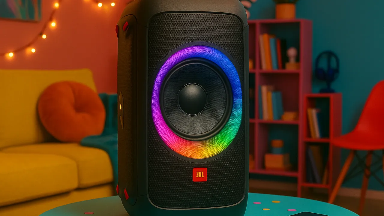 5 JBL Partybox 120 com Som Potente e Luzes para Curtir em 2025