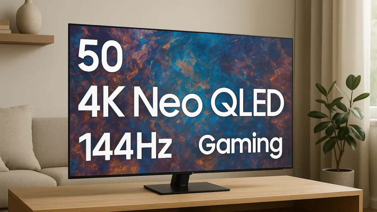 Guia rápido: 6 smart TVs 50 4K NEO QLED Samsung gaming 144hz
