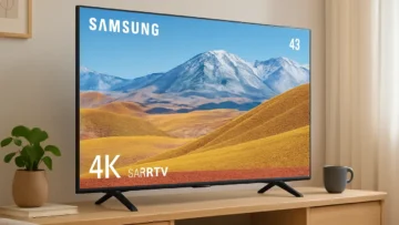 5 Melhores Smart TVs Samsung 43" 4K em 2025