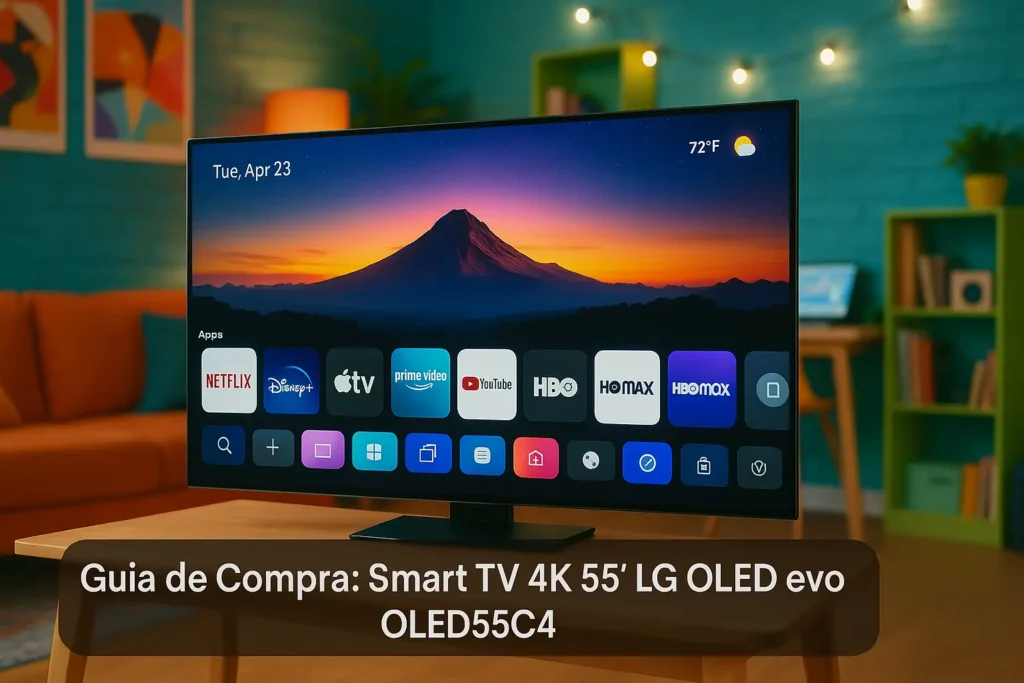 5 Melhores smart TV 4K 55 LG OLED EVO OLED55c4