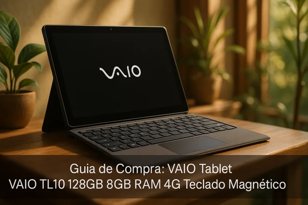5 Melhores Vaio Tablet Vaio TL10 128GB 8GB RAM 4G com Teclado