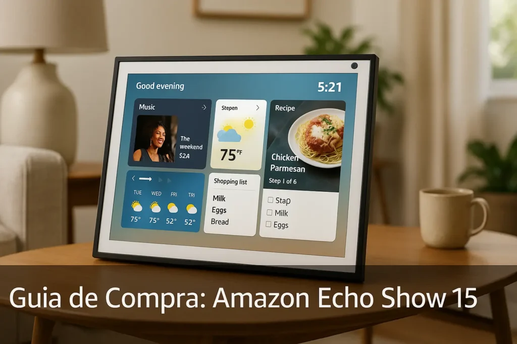 5 Melhores Amazon Echo Show 15 para Comprar em 2025