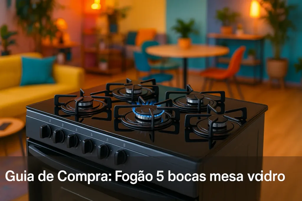 5 Melhores Fogões 5 Bocas com Mesa de Vidro em 2025