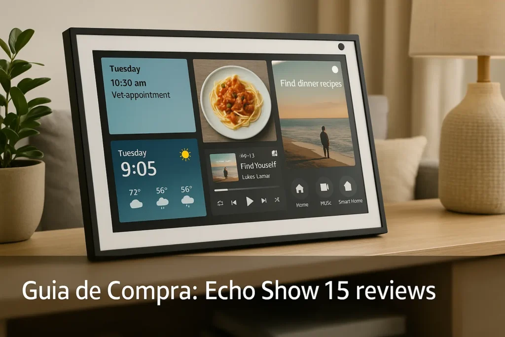 5 Melhores Echo Show 15 Reviews Atualizados para 2025