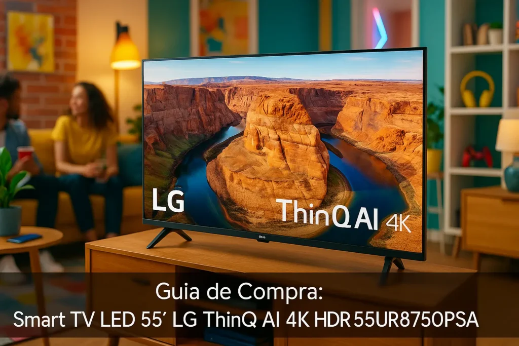 5 Melhores Smart TV LED 55 LG ThinQ AI 4K HDR 55UR8750PSA