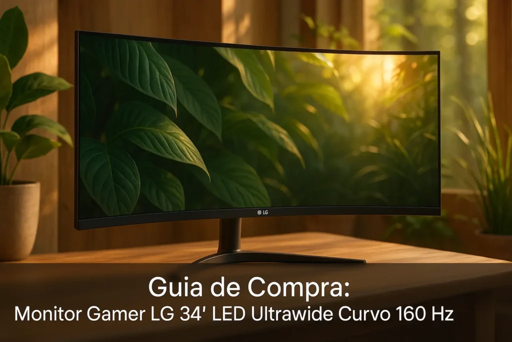 Guia de Compra: 5 Melhores Monitores Gamer LG 34" Ultrawide Curvo 160Hz