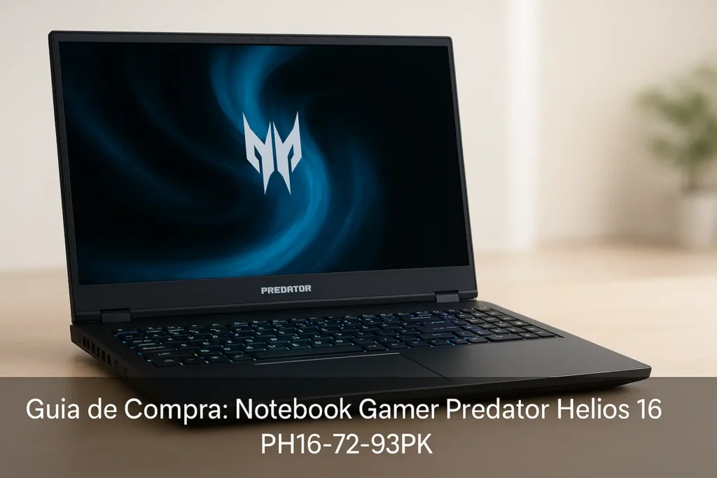 Guia de Compra: 5 Melhores Notebook Gamer Predator Helios 16 ph16-72-93pk