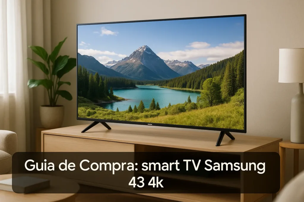 5 Melhores Smart TVs Samsung 43" 4K em 2025