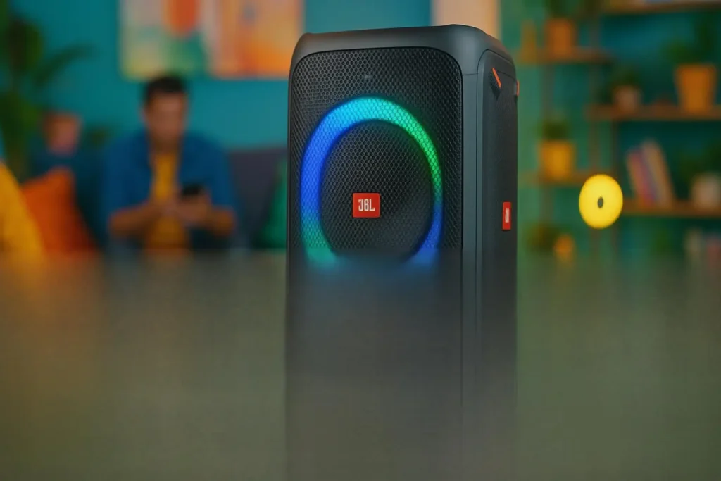 5 JBL Partybox 120 com Som Potente e Luzes para Curtir em 2025