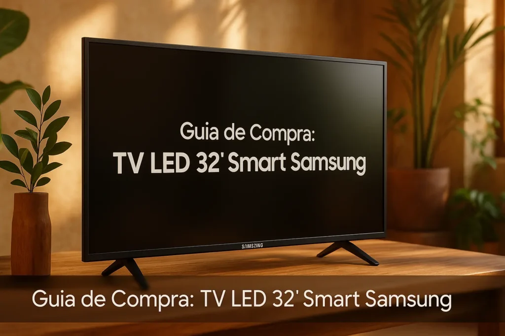 Guia de Compra: 5 Melhores TV LED 32 Smart Samsung