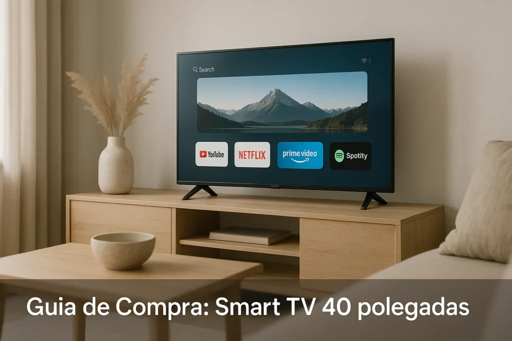 5 Melhores Smart TVs 40 Polegadas com Imagem e Recursos Premium