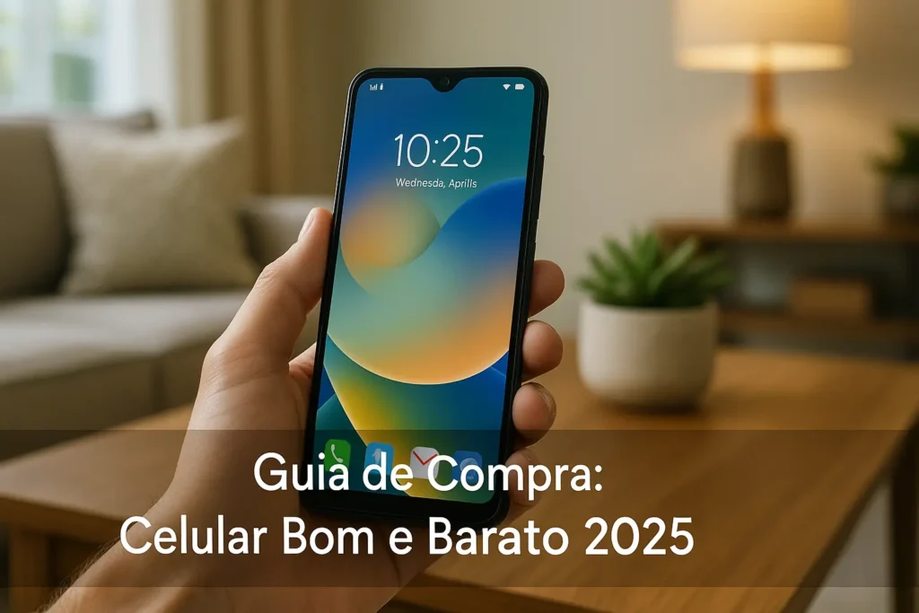 Guia de Compra: 5 Celulares Bons e Baratos para 2025