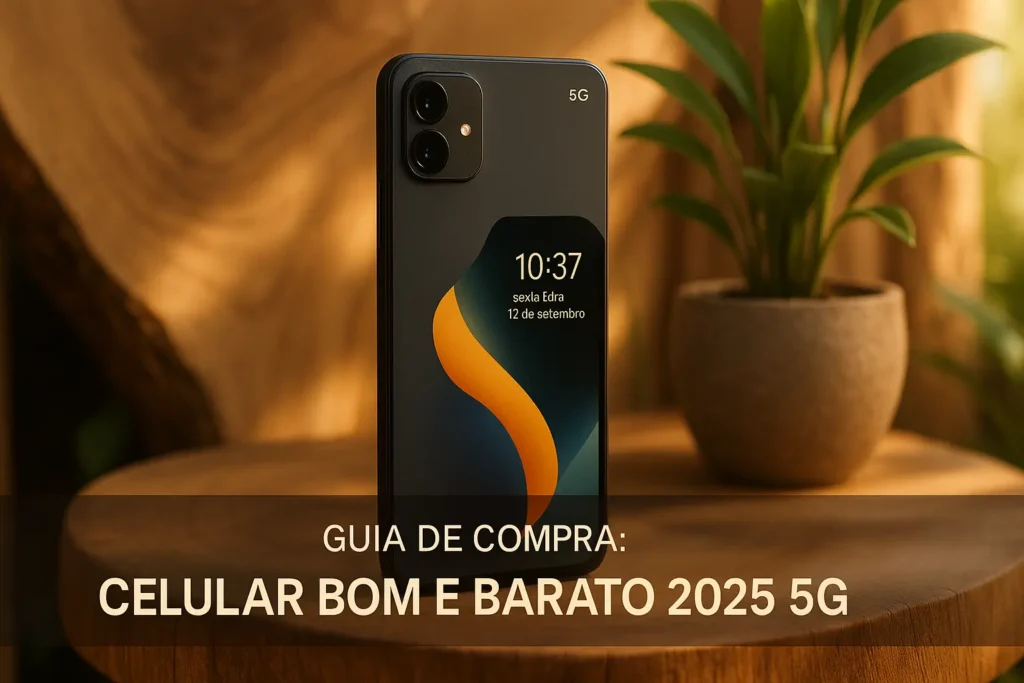 Guia de Compra: 5 Celulares Bons e Baratos 5G em 2025