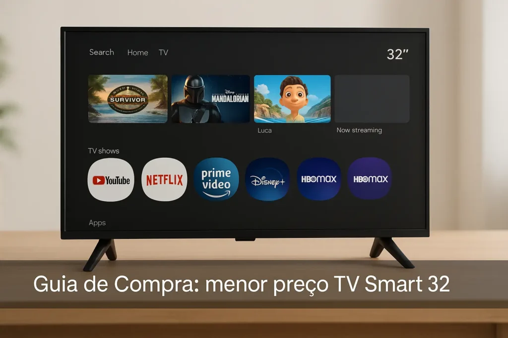 TVs 32'': 5 Smart TVs HD imperdíveis para seu bolso