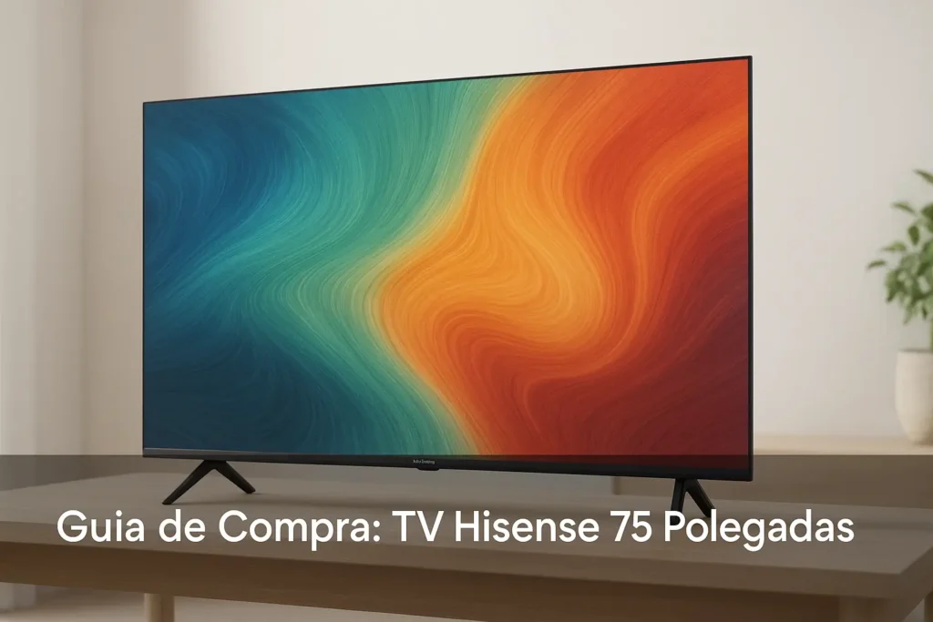 Top 5 rivais da TV Hisense 75 polegadas