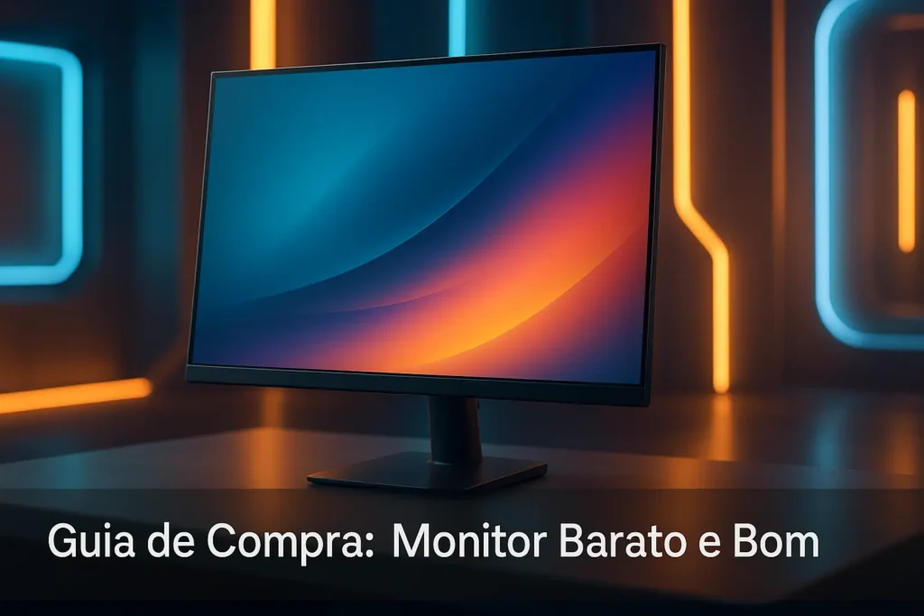 Top 5 monitores baratos e bons para produtividade