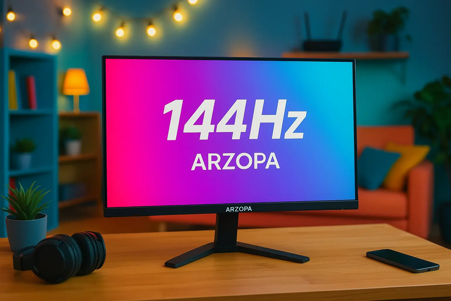 Monitor Arzopa 144Hz em destaque: 5 modelos ideais para jogos e produtividade