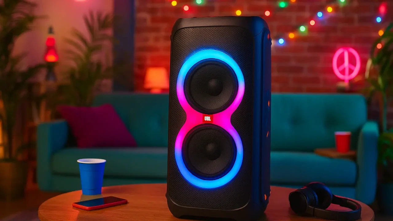 Som imersivo: 6 caixa JBL PartyBox 320 com áudio de qualidade