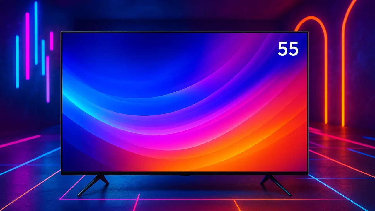 Menos de 200g: 6 Smart TV 55 Polegadas ultraleves em 2025