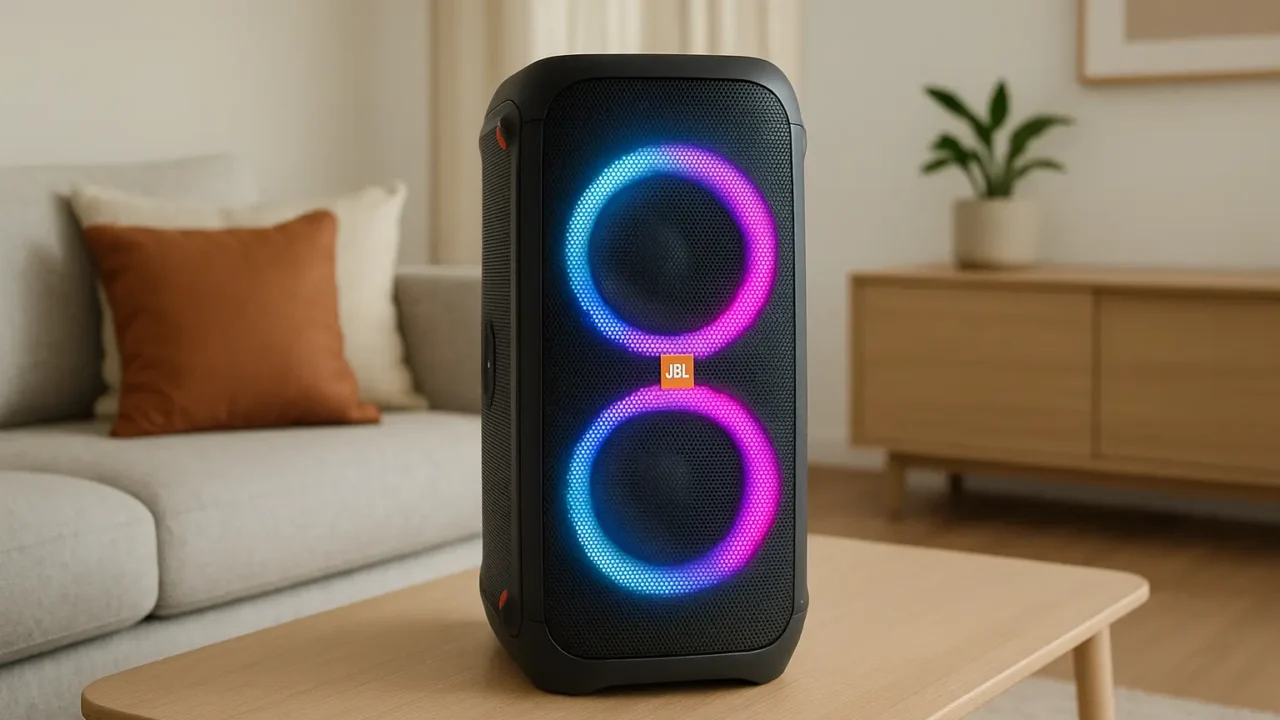 Fotografia noturna: 6 caixas de som JBL PartyBox que brilham no escuro 2025