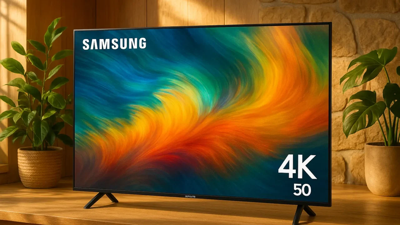 Guia rápido: 6 Smart TV 4K 50 Samsung com recursos avançados