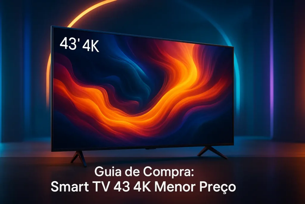 5 Melhores Smart TVs 43 4K para Pagar Menos