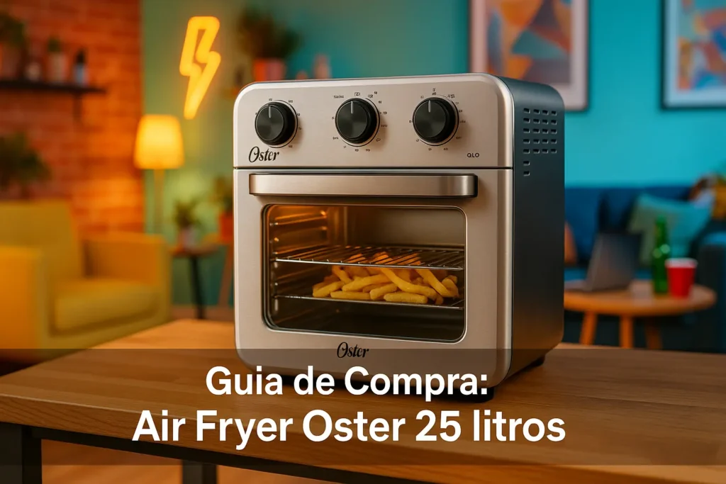 Guia de Compra: 5 Melhores Air Fryer Oster 25 Litros
