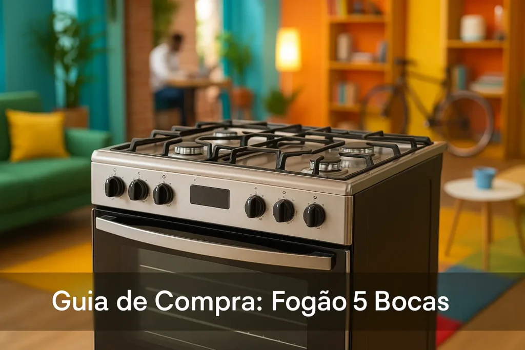Guia de Compra: 5 Melhores Fogões 5 Bocas para 2025