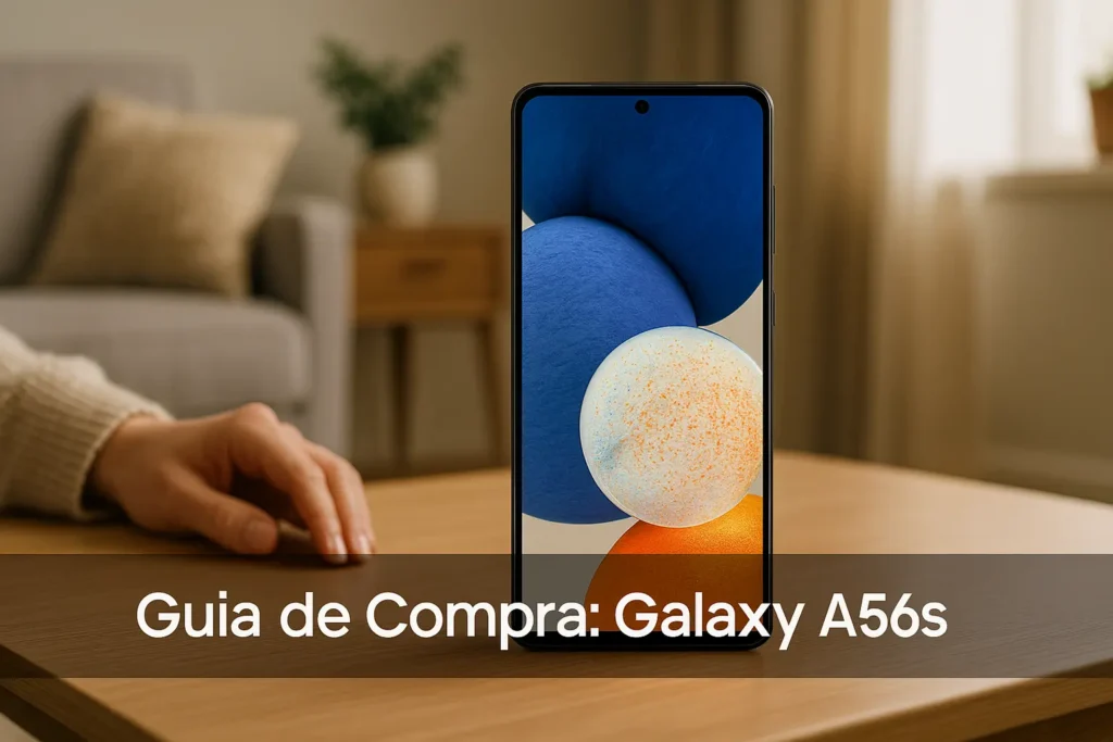 Galaxy A56s: 5 Melhores Opções Avaliadas ★4,5