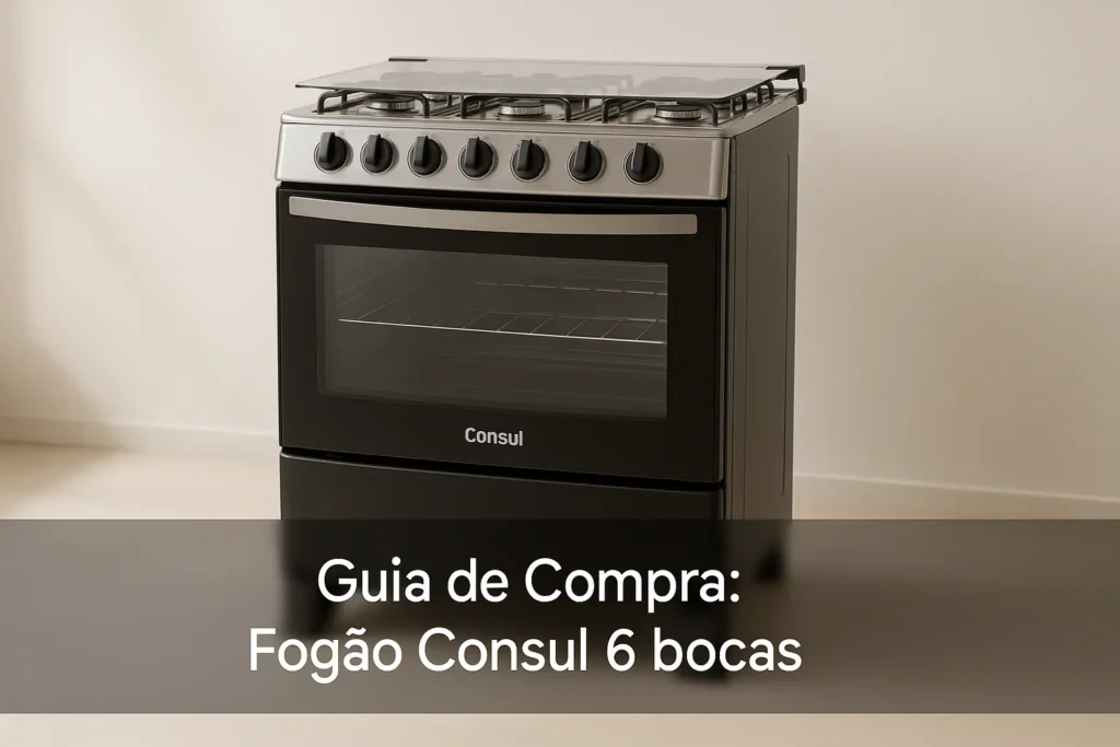Nota máxima ★5: fogões Consul 6 bocas imbatíveis