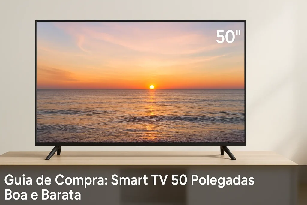 As 5 Melhores Smart TVs 50" boas e baratas em 2025