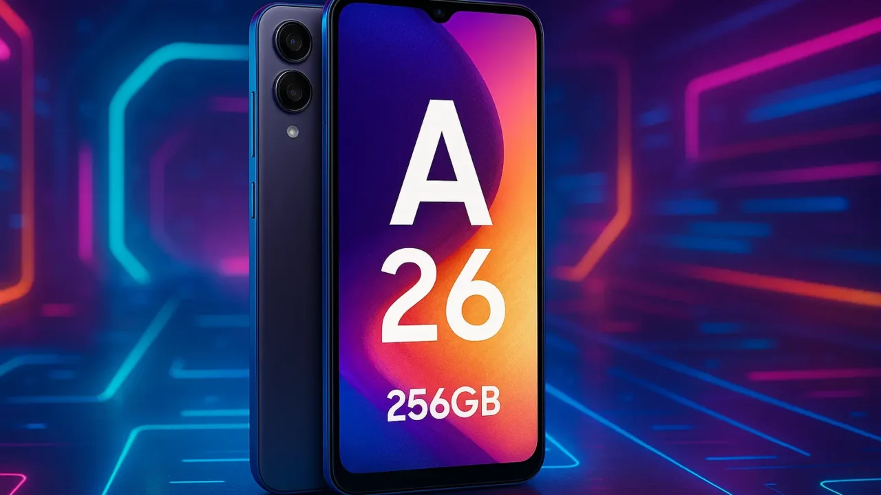 Bateria que dura: 6 Galaxy A26 256GB para um dia inteiro