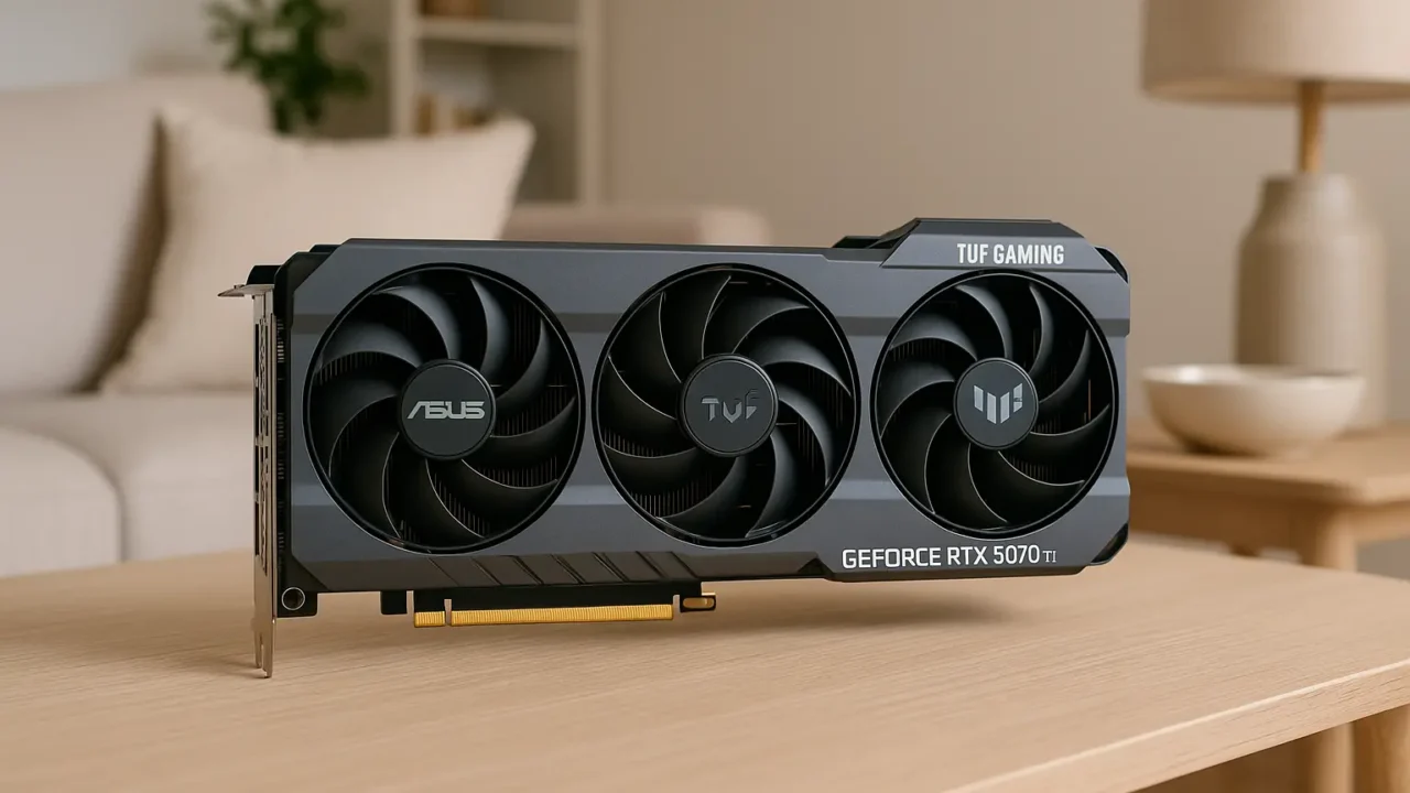 Descontos de até 30%: 6 Asus TUF Gaming GeForce RTX 5070 Ti em oferta especial