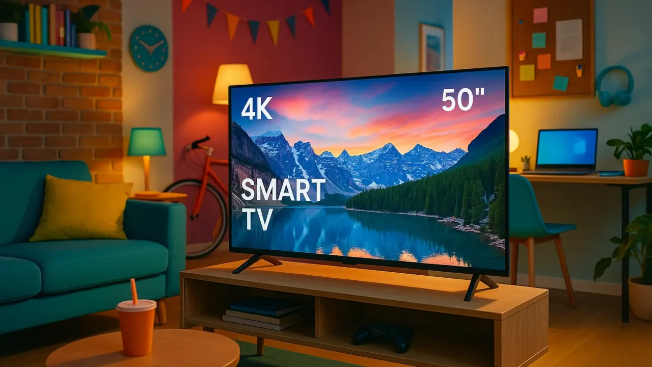 Smart TV 4K 50 polegadas destaque em 09/01/2025 15:46:13: 6 modelos versáteis para qualquer bolso