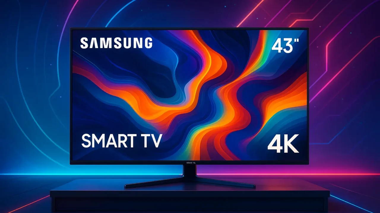 Samsung 43 Smart TV 4K barato e confiável para qualquer bolso